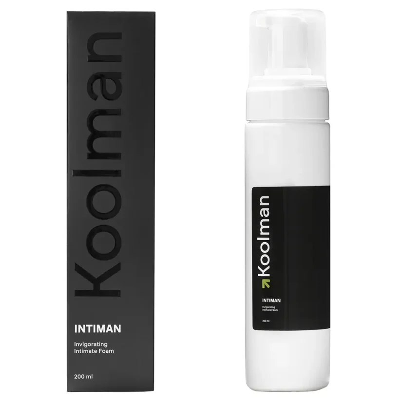 Koolman Intiman Invigorating Foam 200 ml - Osvěžující mycí pěna pro intimní péči a proti opruzeninám