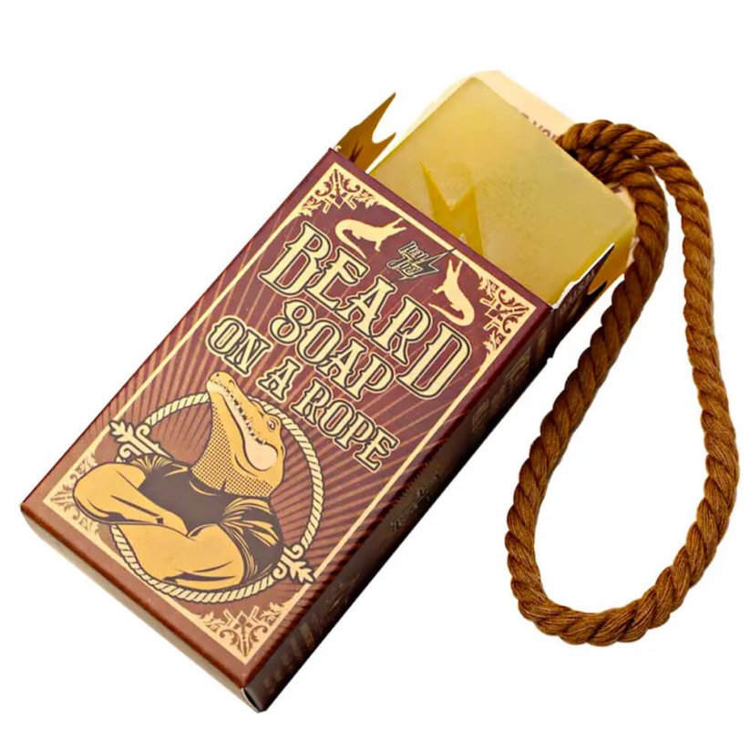 Hey Joe Beard soap On a Rope 150 ml - Mýdlo na vousy s vůní citronu a máty