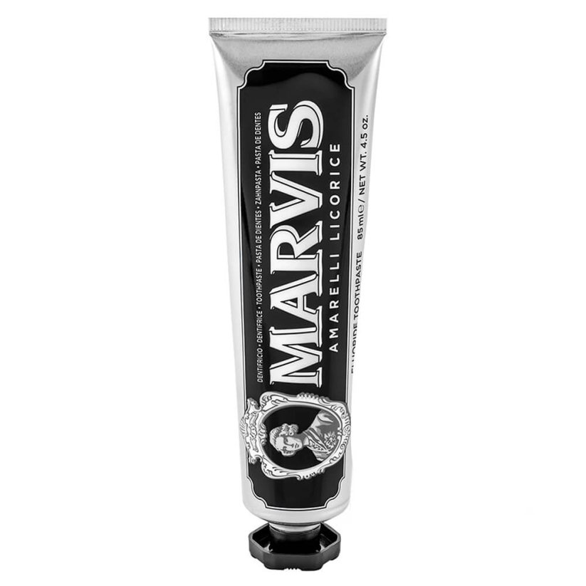 Marvis Toothpaste Amarelli Licorice 85 ml - Zubní pasta s příchutí lékořice