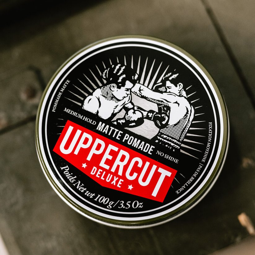 Uppercut Matte Pomade with Medium Hold 100 g - Matná pomáda na vlasy pro středně silnou fixaci účesu