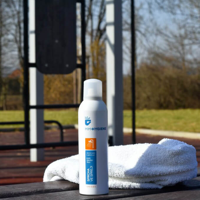 MM Hygiene Shower in Spray 200 ml - Sprcha ve spreji na tělo i obličej