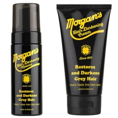 Morgan's Darkening & Restore Grey Hair Set - Sada pro ztmavení šedivých vlasů