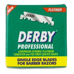 Derby Professional Single Edged Půlené žiletky na holení 100 ks