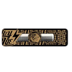 Hey Joe Premium Aluminium Comb - Kovový hřeben na vousy a knír