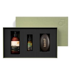 Beviro Beard set Bergamia Wood Kompletní sada na vousy