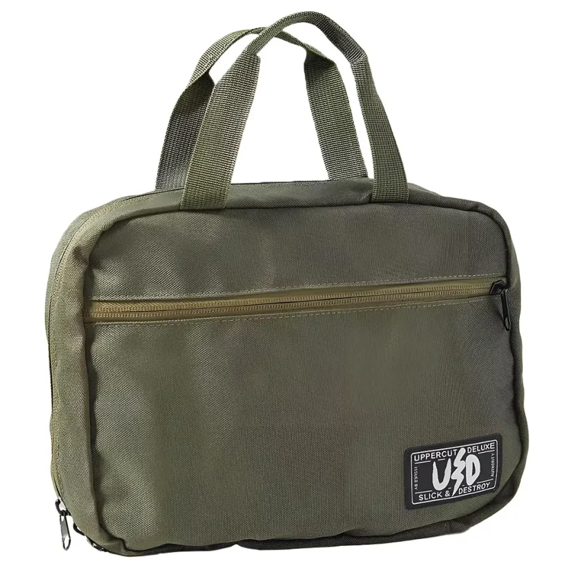 Uppercut Deluxe Field Bag - Pánská zelená toaletní taška na kosmetiku