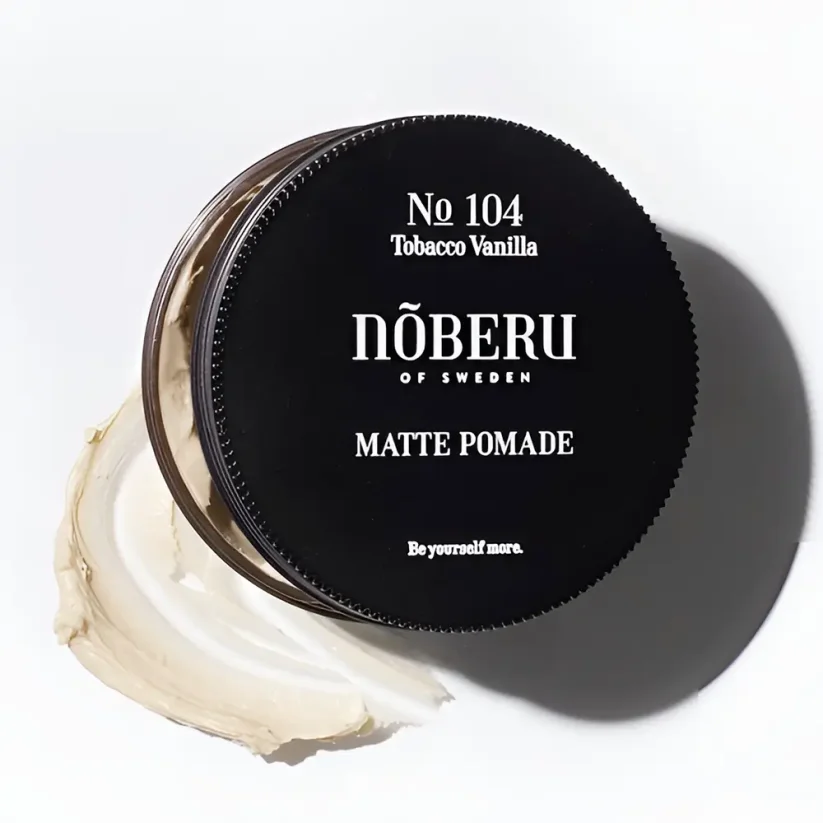 Noberu Matte Pomade Tobacco Vanilla 80 ml - Matná pomáda na vlasy pro styling účesu