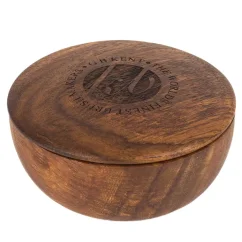 Kent  Shaving Bowl with Luxury Shaving Soap 120 g - Mýdlo na holení v dřevěné misce
