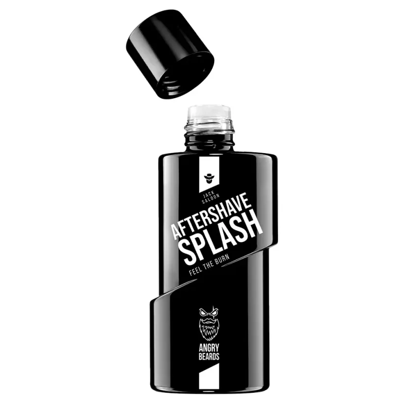 Angry Beards AfterShave Splash Jack Saloon 100 ml - Pánská voda po holení