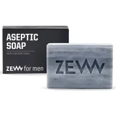 Zew for men Aseptic Soap with Silver & Charcoal 85 ml - Aseptické mýdlo se stříbrem a aktivním uhlím na obličej, tělo i ruce