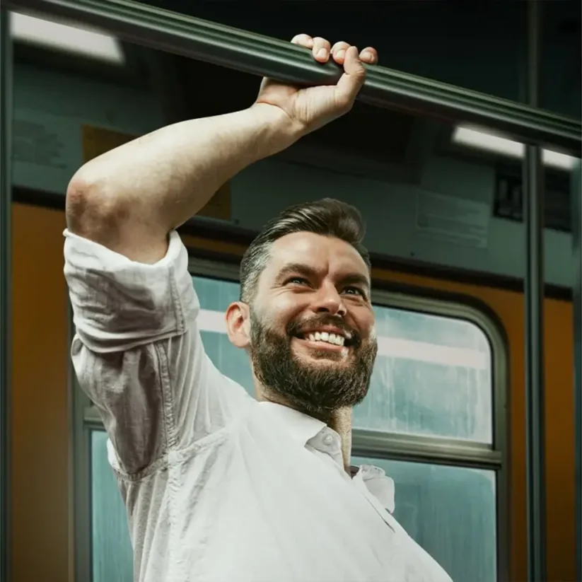 Angry Beards Solid Antiperspirant Ryan Run 50 ml - Tuhý antiperspirant pro muže s vůní dřevin a citrusů