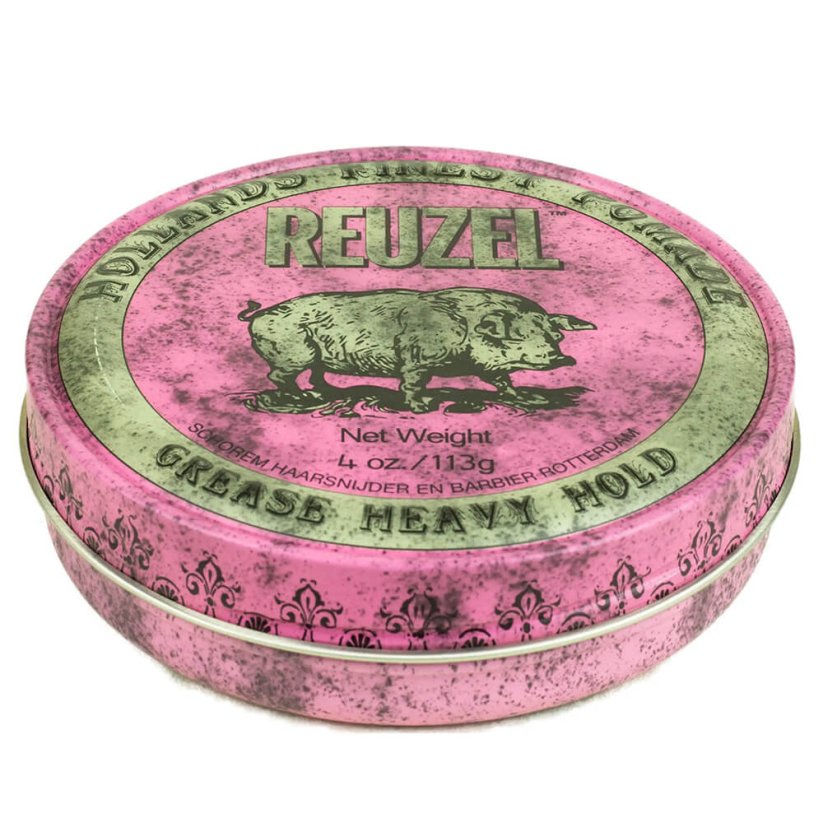 Reuzel Pink Grease Heavy Hold pomáda na vlasy 113 g