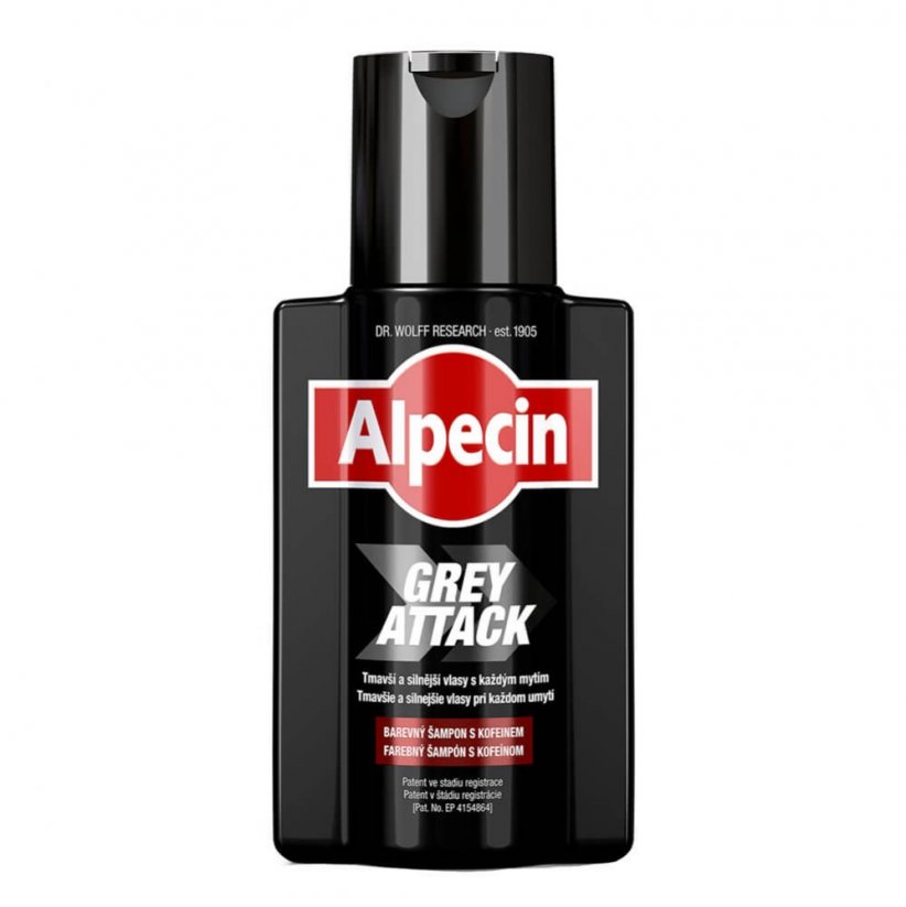 Alpecin Grey Attack & Morgan's Darknes Grey Hair Sada šamponu a krému pro ztmavení vlasů