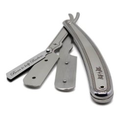 Hey Joe Premium Classic Razor - Stříbrná shavetta na holení