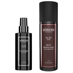 Noberu Hair Styling & Care Set - Dárková sada pro muže na styling účesu a tepelnou ochranu vlasů