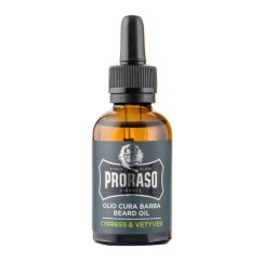 Proraso Beard Oil Cypress & Vetyver 30 ml - Olej na vousy s dřevitou vůní cypřiše a vetiveru