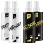 Angry Beards Saver Set Shoe & Feet Spray 4x200 ml - Velká sada sprejů do bot a na nohy proti zápachu