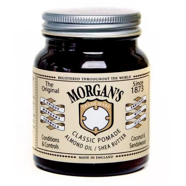 Morgan's Classic Pomade with Almond Oil & shea Butter 100 g - Pomáda na vlasy pro styling účesu