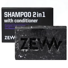 Zew for men Solid Bar 2in1 Shampoo with Conditioner 85 g - Tuhý šampon s kondicionérem na vlasy v jednom