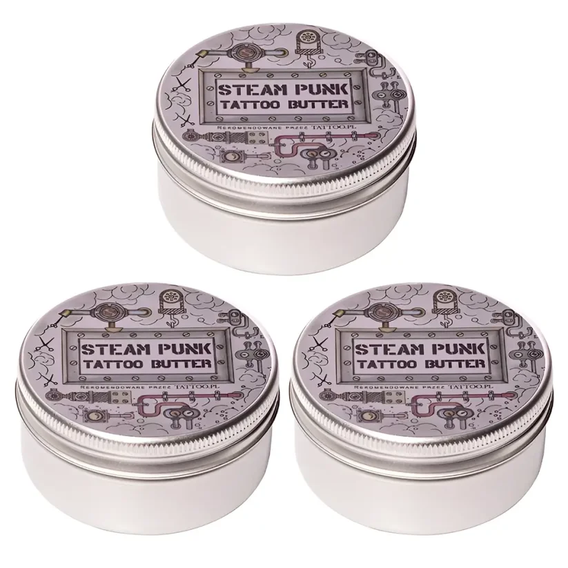 Pan Drwal Tattoo Butter Steam Punk Set 3×50 g - Sada tří másel na tetování
