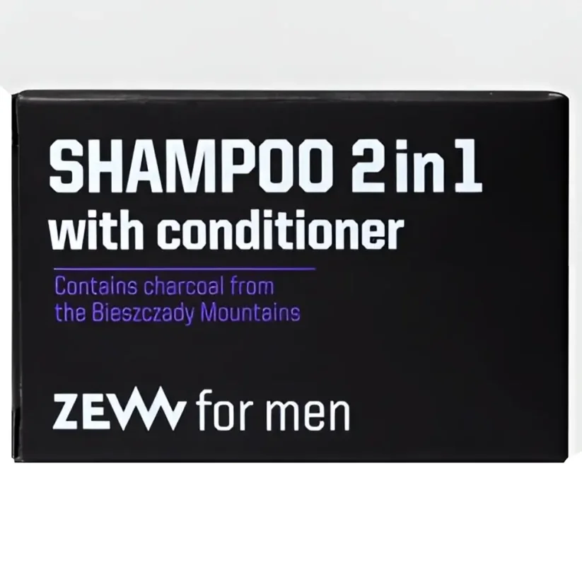 Zew for men Solid Bar 2in1 Shampoo with Conditioner 85 g - Tuhý šampon s kondicionérem na vlasy v jednom