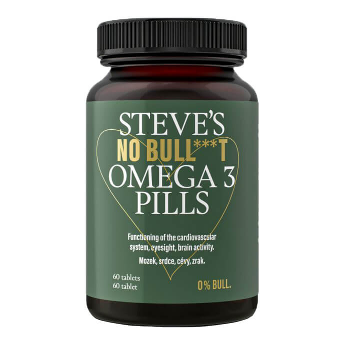 Steves Omega 3 60 kapslí - Omega 3 mastné kyseliny v tobolkách