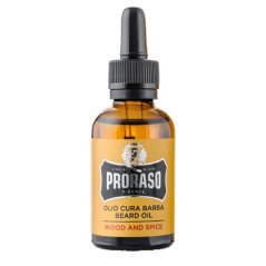 Proraso Beard Oil Wood & Spice 30 ml - Olej na vousy s vůní dřevin a koření