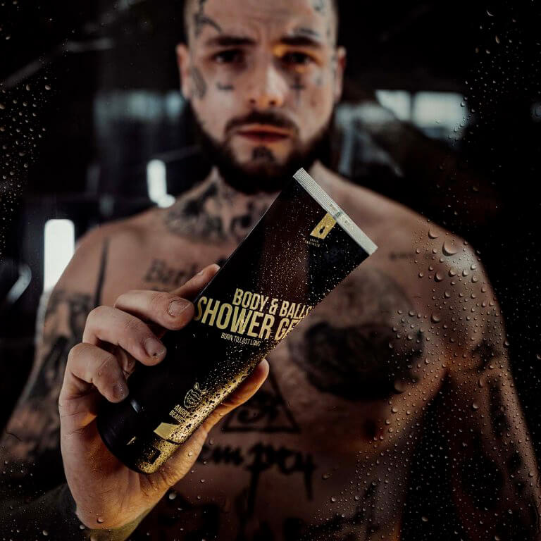 Angry Beards Fakin Notorious Urban TwoFinger Set - Dárková sada pro muže s parfémem, antiperspirantem a sprcháčem