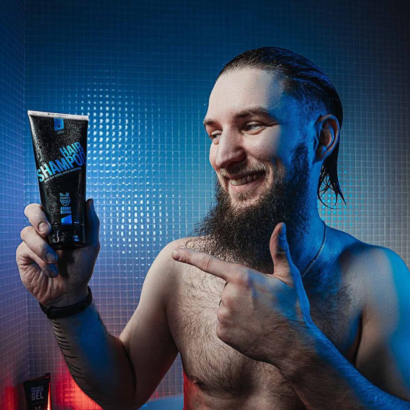 Angry Beards Shower set Jack Saloon Set Sprchového gelu a šamponu na vlasy