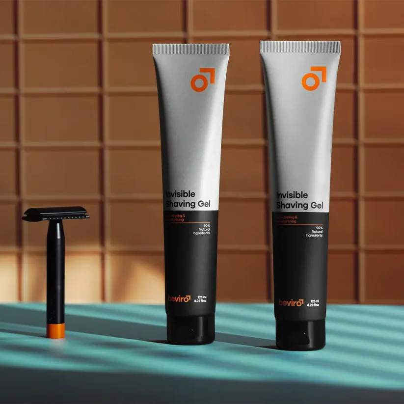 Beviro Invisible Shaving Gel 125 ml - Přírodní gel na holení