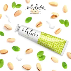 Ohlalá Pistachio Mint Toothpaste Zubní pasta s příchutí pistácií a máty 75 ml