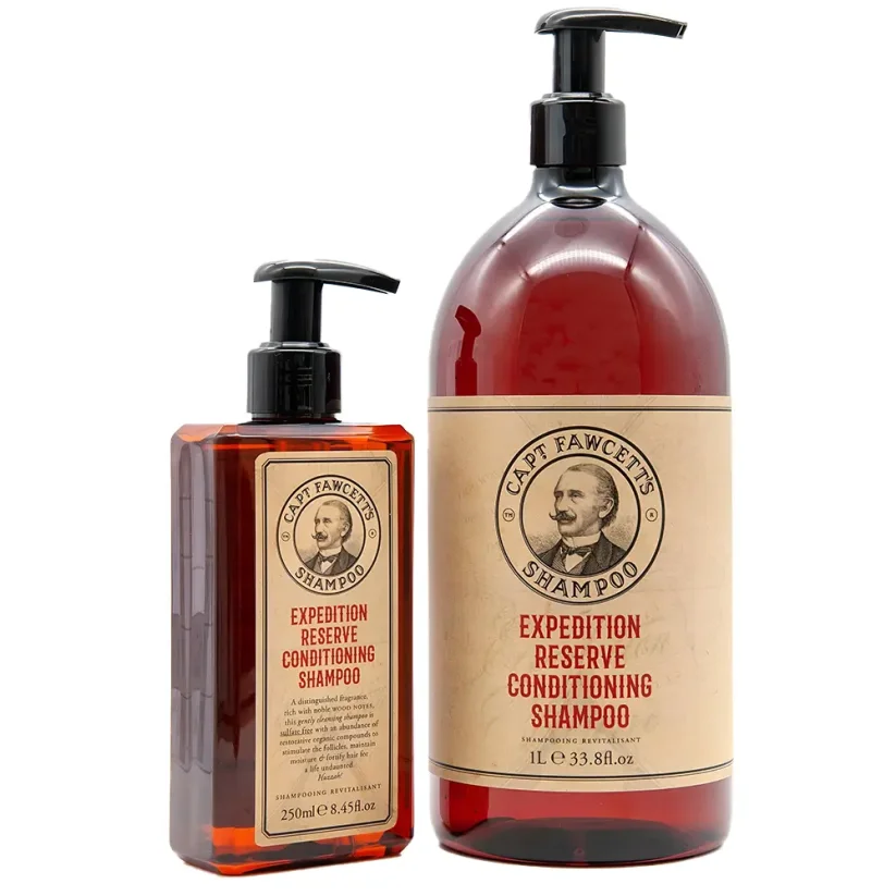 Captain Fawcett Expedition Reserve Conditioning Shampoo 1000 ml - Šampon a kondicionér v jednom pro muže