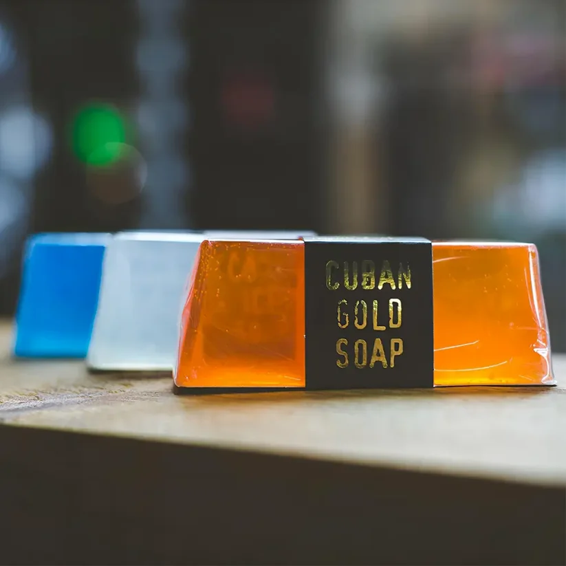 Bluebeards Revenge Soap Stack Kit 3x175 g - Dárková sada  pro muže se třemi mýdly na ruce i tělo