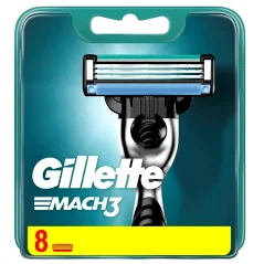 Gillette Replacement Blade Refills Mach3 - Náhradní hlavice pro holící strojky 8 ks