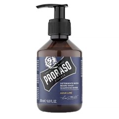 Proraso Beard Wash Shampoo Azur Lime 200 ml - Šampon na vousy se svěží vůní citrusů