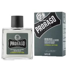 Proraso Beard Balm Cypress & Vetyver  100 ml - Krémový balzám na vousy proti svědění pro výživu a hydrataci