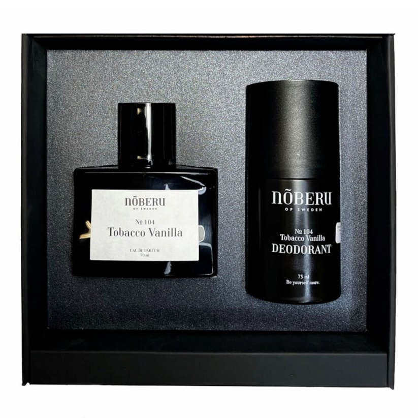 Noberu Fragrance Set with Parfum & Deodorant Tobacco Vanilla - Dárková sada pro muže s parfémem a deodorantem