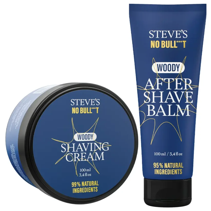 Steves Shaving & Aftershave Set - Sada na a po holení