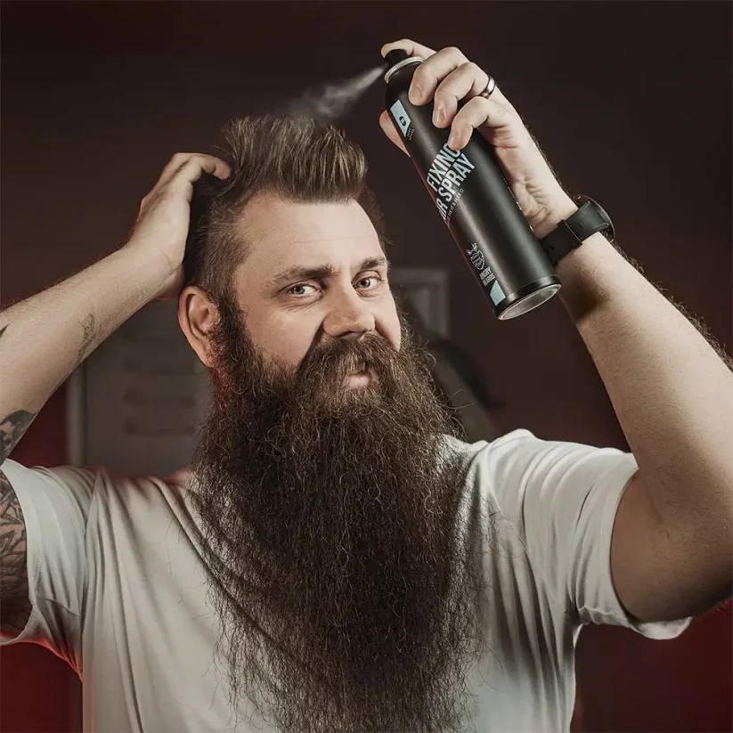 Angry Beards Fixing Hair Spray 300 ml - Lak na vlasy se silnou fixací