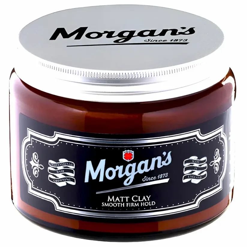 Morgan's Matt Clay Smooth Firm Hold 500 ml - Matná hlína na vlasy pro silnou fixaci účesu