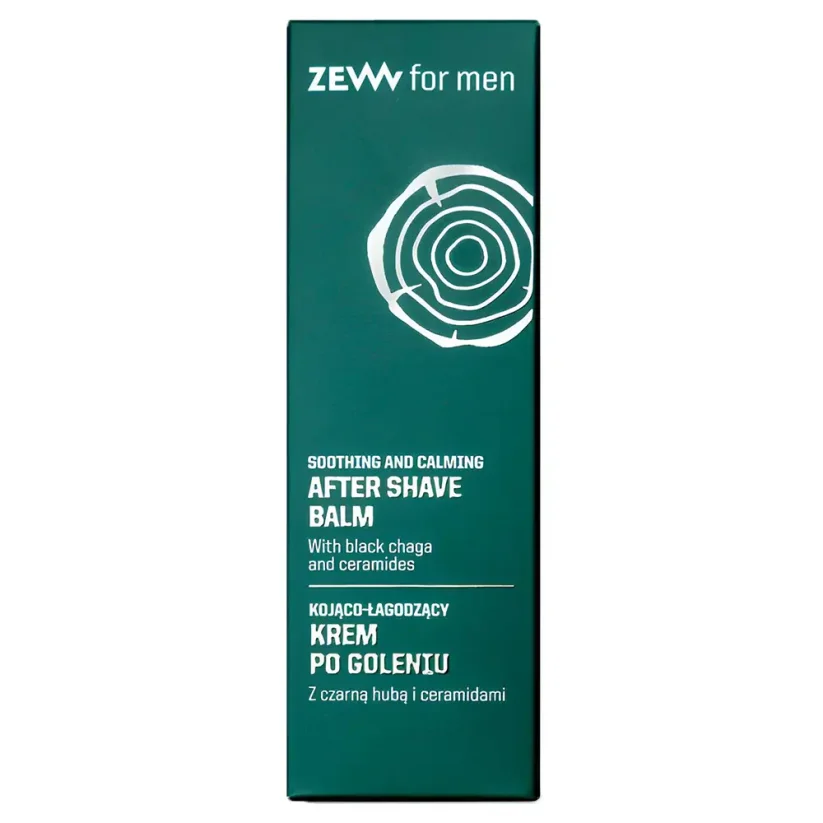 Zew for men After Shave Balm with Black Chaga & Ceramides 80 ml - Balzám po holení s chagou a ceramidy