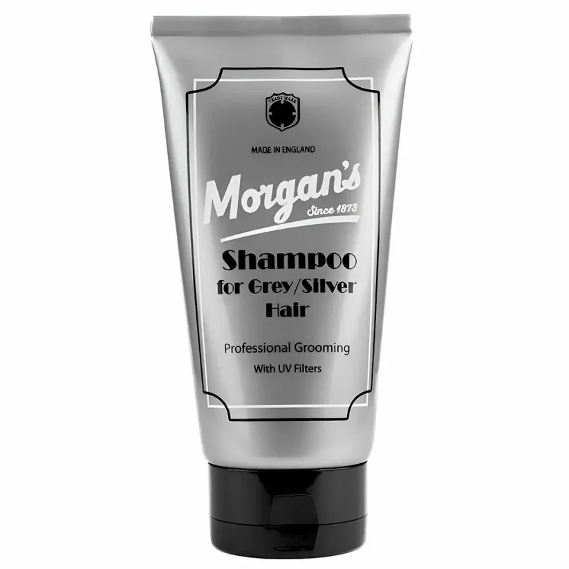 Morgan's Shampoo for Grey & Silver Hair 150 ml - Šampon na šedé a odbarvené vlasy proti žloutnutí