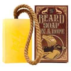 Hey Joe Beard soap On a Rope 150 ml - Mýdlo na vousy s vůní citronu a máty