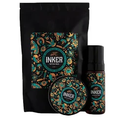 Pan Drwal Inker Tattoo Pack Cleansing Foam & Butter - Sada krému a čistící pěny pro péči o tetování