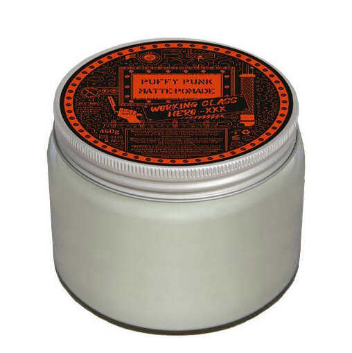 Pan Drwal Matte Pomade Puffy Punk 450 ml - Matná pomáda na vlasy pro středně silnou fixaci účesu