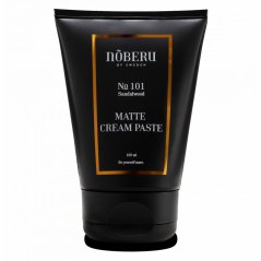 Noberu Matte Cream Sandalwood 100 ml - Matná pasta na vlasy pro styling účesu