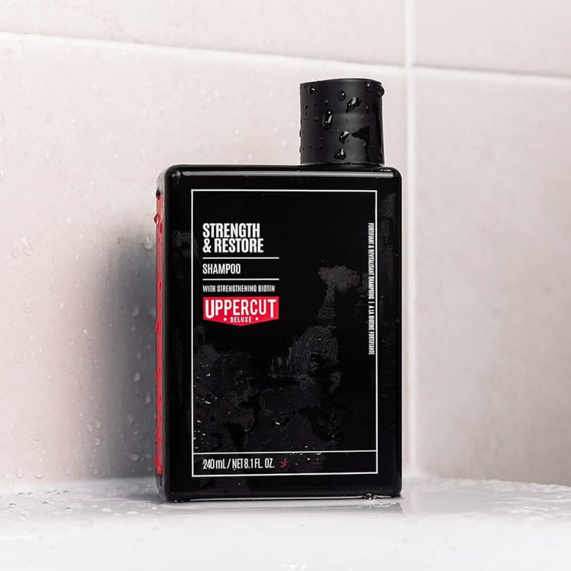 Uppercut Shampoo Strength & Restore 240 ml - Šampon pro posílení a pružnost vlasů