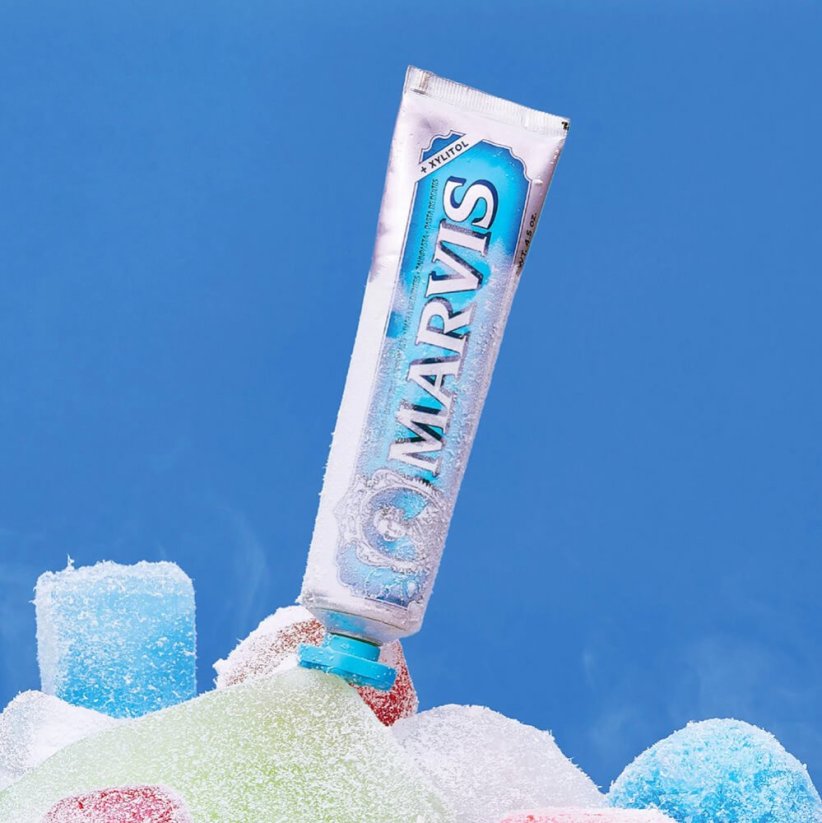 Marvis Toothpaste Aquatic Mint 85 ml - Zubní pasta s příchutí svěžího mořského vánku