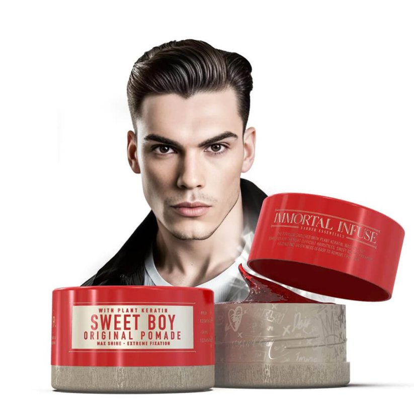 Immortal Infuse Sweet Boy Original Pomade Pomáda na vlasy s keratinem 150 ml