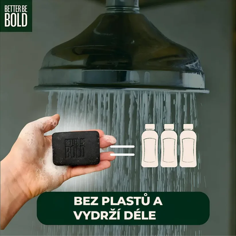 Better Be Bold Solid Bald Head & Body Wash Bar 100 g - Tuhé mýdlo na holou hlavu i tělo